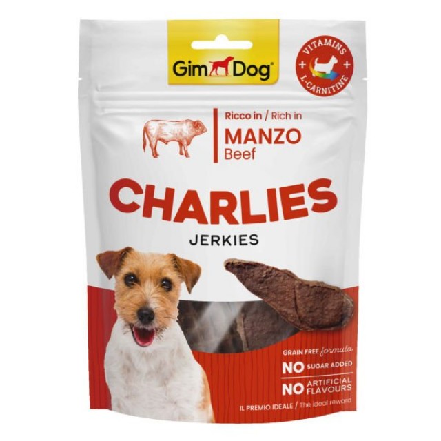 Gimdog Charlies Sığır Etli Tahılsız ve Şekersiz Köpek Ödül Maması 70 Gr