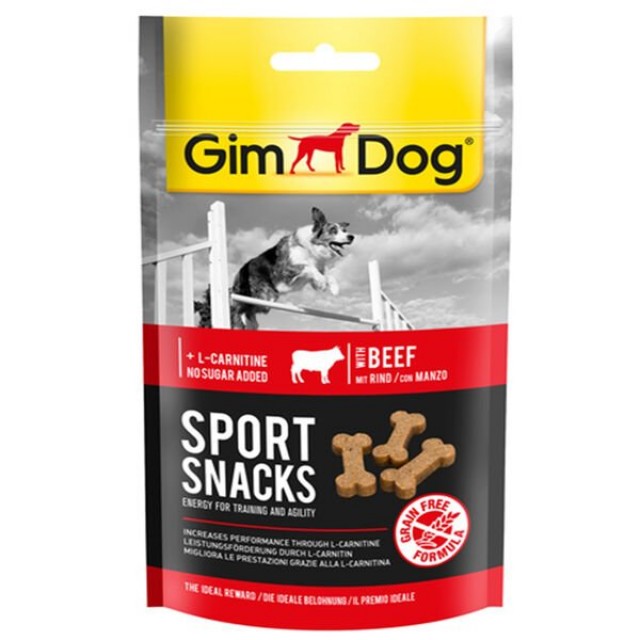 Gimdog Köpek Ödül Tableti Sportsnacks Sığır Etli 60 Gr