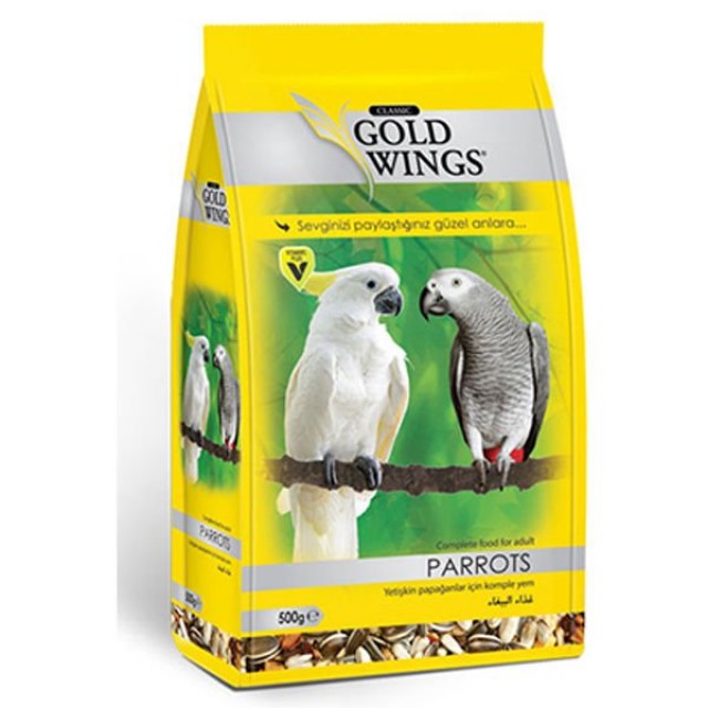 Gold Wings Papağan Yemi 500 Gr