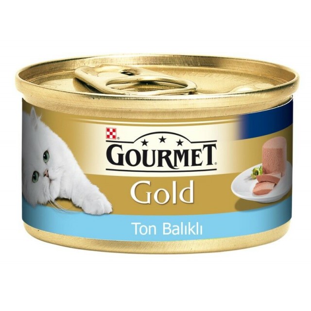 Gourmet Gold Kıyılmış Ton Balıklı Yetişkin Kedi Konservesi 85 gr