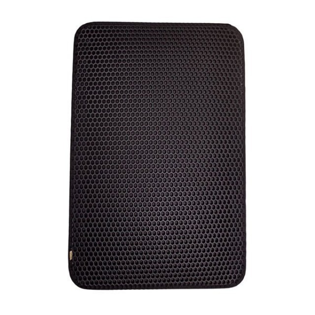 Cattie Altıgen Model Kum Toplayıcı Fonksiyonel Kedi Paspası Medium Siyah 37x50 Cm