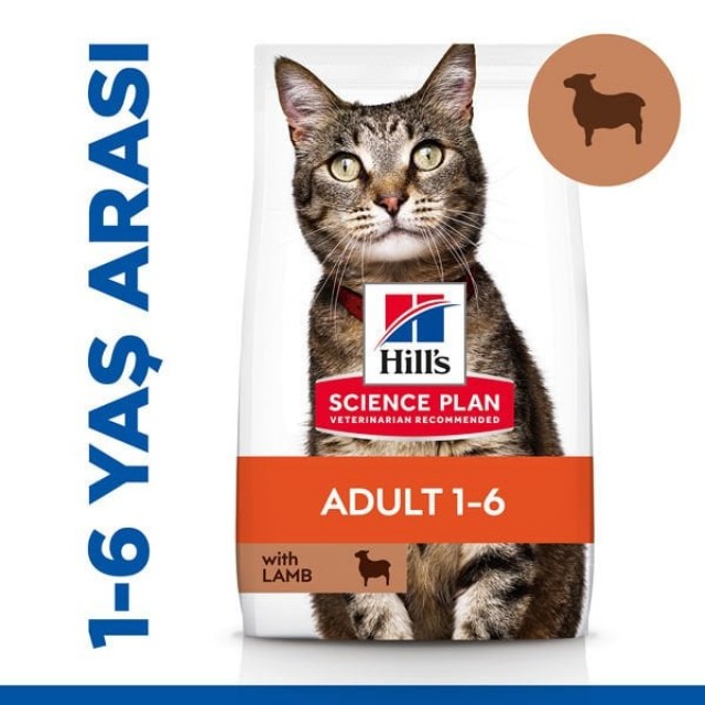 Hills Adult Kuzu Etli Yetişkin Kedi Maması 8+2 Kg