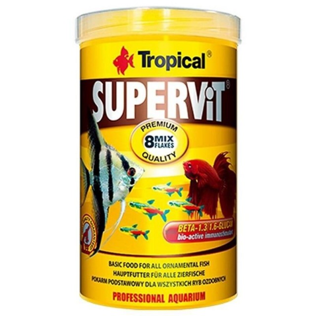 Tropical Süpervit Flakes Üniversal Pul Balık Yemi 12 Gr
