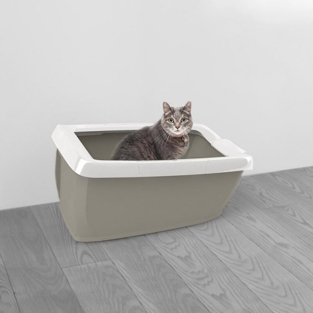 İmac Funny Junior Açık Kedi Tuvaleti Gri 57x43x28.5 Cm