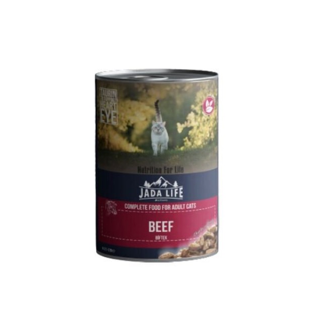 Jada Life Biftekli Parça Etli Yetişkin Konserve Kedi Maması 415 Gr