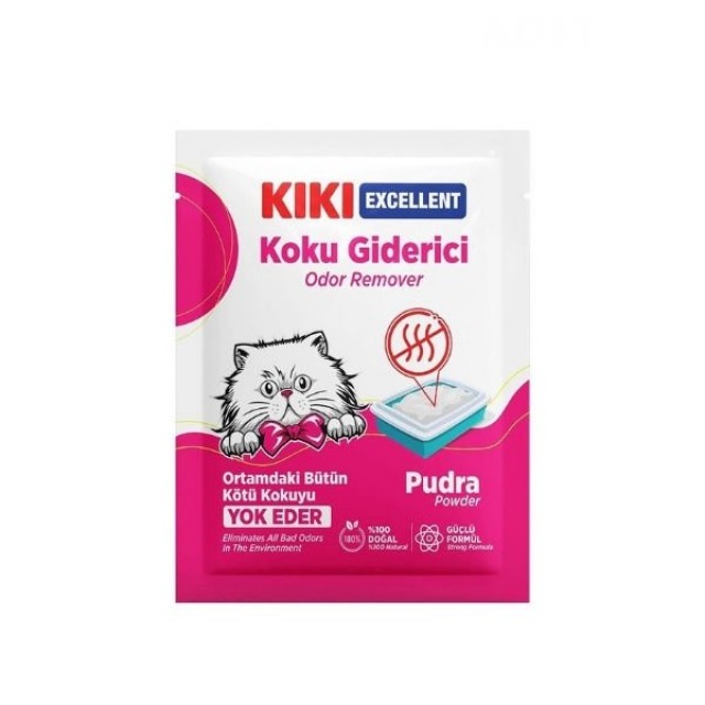 Kiki Excellent Pudra Kokulu Kedi Kumu Koku Giderici 25 Gr