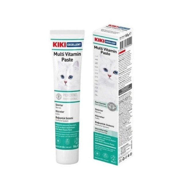 Kiki Excellent Bağışıklık Sistemi Destekleyici Kedi Multi Vitamin Malt Macunu 100 Gr Kiki Excellent Bağışıklık Sistemi Destekleyici Kedi Multi Vitamin Malt Macunu 100 Gr