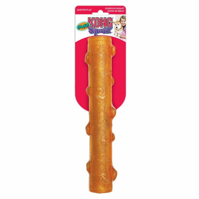 Kong Squeezz Hışırtı Sesli Sopa Köpek Oyuncağı Large 28 Cm