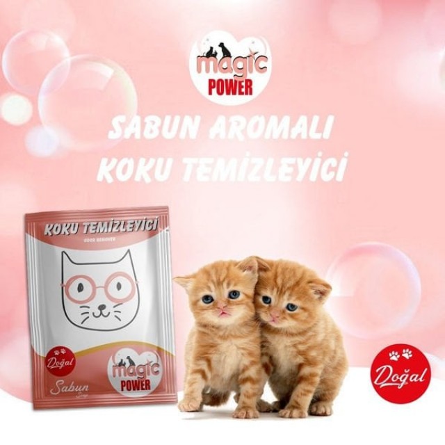 Lepus Magic Power Sabunlu Toz Kedi Koku Giderici