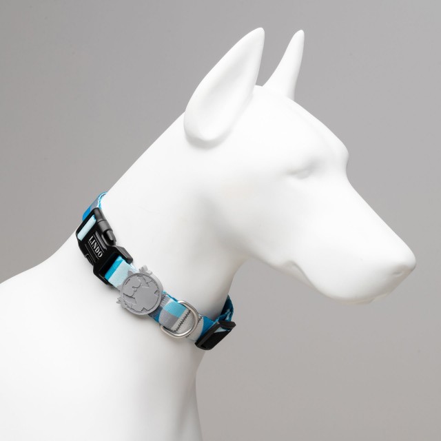 Lindo Dogs Breeze Köpek Boyun Tasması Beyaz/Mavi Large