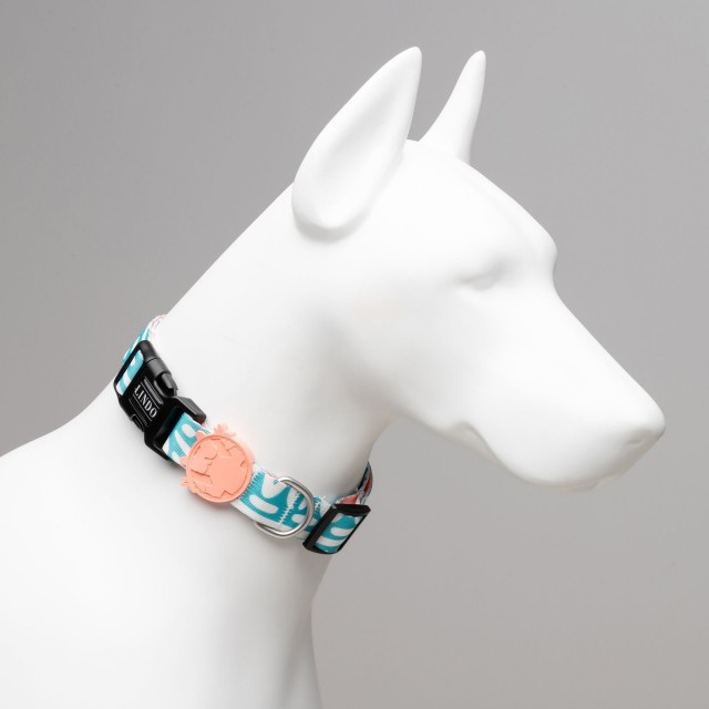 Lindo Dogs Touch Köpek Boyun Tasması Beyaz/Mavi Small