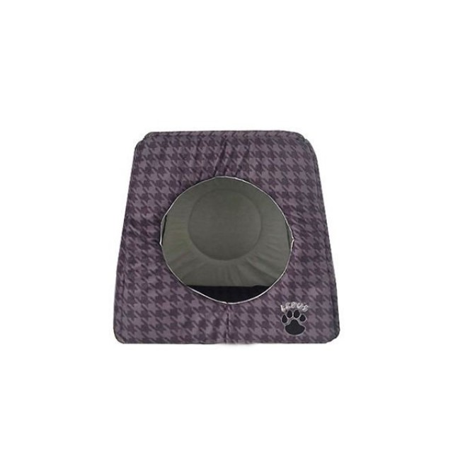 Lepus Trio Küp Yuva Küçük Irk Köpek ve Kedi Yatağı Kahverengi 35x35x35 Cm