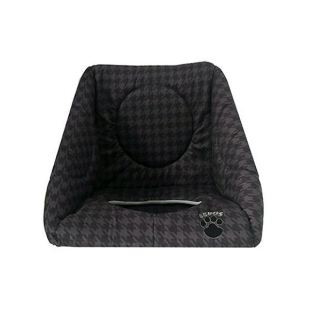 Lepus Trio Küp Yuva Küçük Irk Köpek ve Kedi Yatağı Kahverengi 35x35x35 Cm