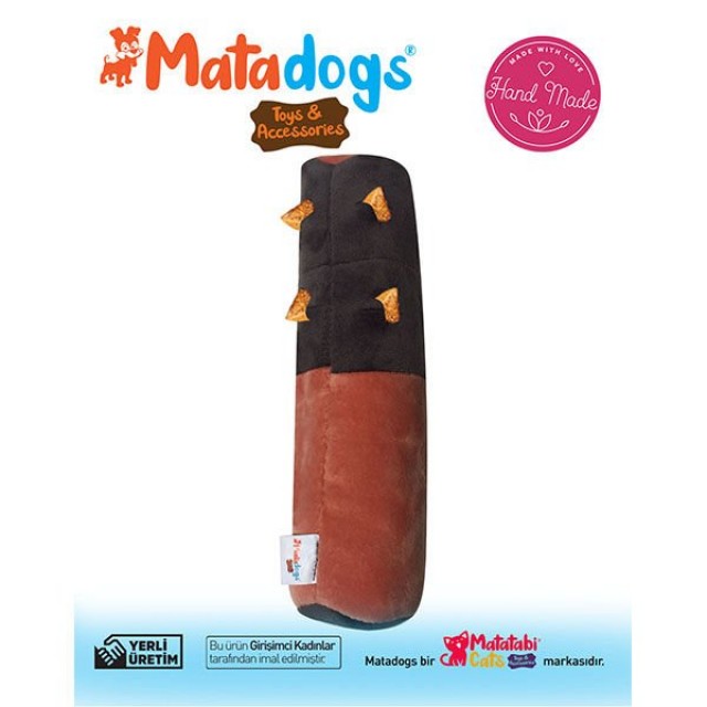 Mata Dogs Rull Rulo Şekilli Köpek Oyuncağı 22 Cm