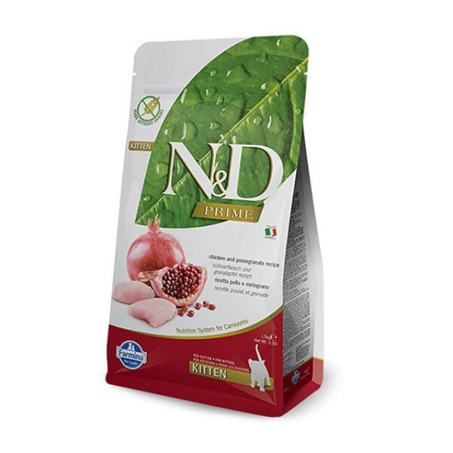 N&D Prime Tavuk ve Narlı Yavru Kedi Maması 5 Kg