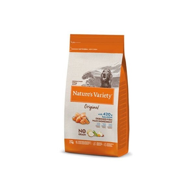 Natures Variety Tahılsız Somonlu Orta ve Büyük Irk Yetişkin Köpek Maması 2 Kg