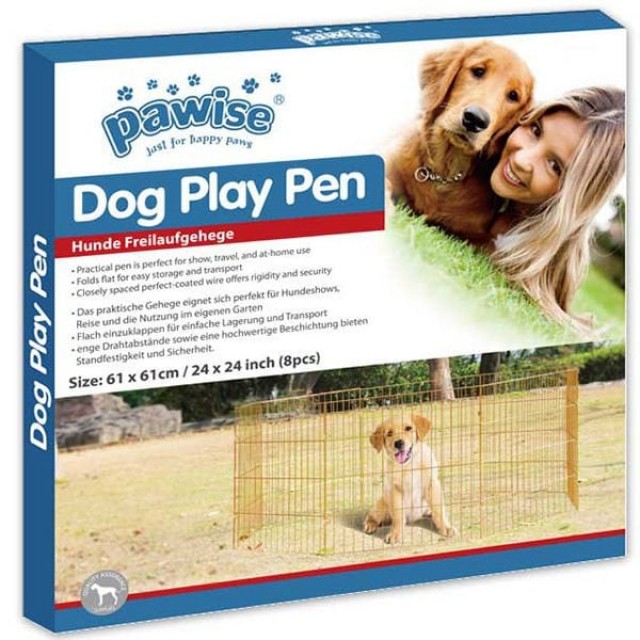 Pawise Metal Köpek Oyun Bahçesi Çiti 8 Parça 60x60 Cm Pawise Metal Köpek Oyun Bahçesi Çiti 8 Parça 60x60 Cm