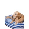 Peggy Daisy Mavi Çizgili Köpek Yatağı Medium 65x45x20 Cm