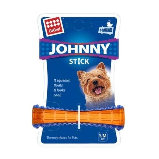 Gigwi Johnny Stick Kemik Köpek Çiğneme Oyuncağı 15 Cm Mavi/Turuncu