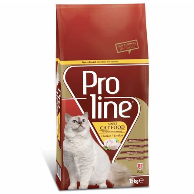 Proline Adult Tavuklu Yetişkin Kedi Maması 15 Kg