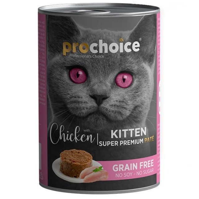 Pro Choice Kitten Tavuklu Yavru Konserve Kedi Maması 400 Gr