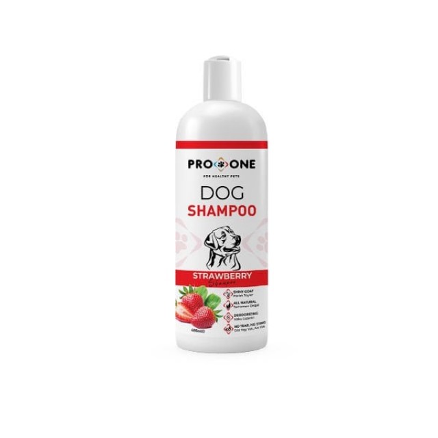 Pro One Çilek Aromalı Köpek Şampuanı 400 Ml Pro One Çilek Aromalı Köpek Şampuanı 400 Ml