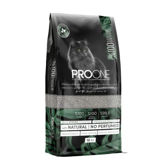 Pro One Hypoallergenic Kokusuz İnce Taneli Sodyum Bentonit Kedi Kumu 10 Kg