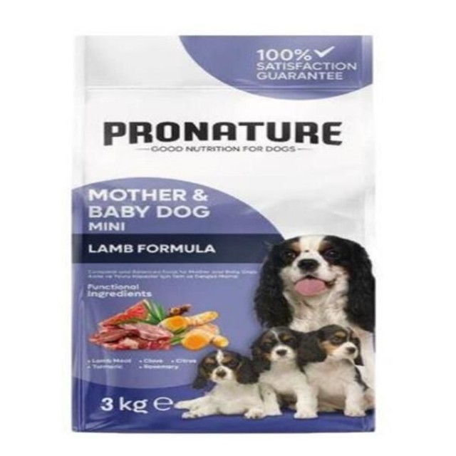 Pronature Mother&Baby Cat Kuzu Etli Anne ve Yavru Köpek Maması 3 Kg