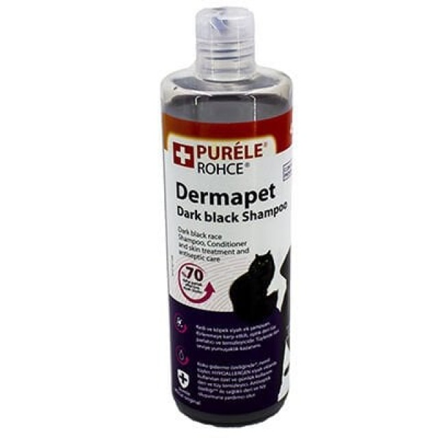 Purele Dermapet Dermatolojik Siyah Kedi ve Köpek Şampuanı 450 Ml Purele Dermapet Dermatolojik Siyah Kedi ve Köpek Şampuanı 450 Ml