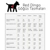 Red Dingo Bone Yard Desenli Köpek Göğüs Tasması Kahverengi 12 Mm