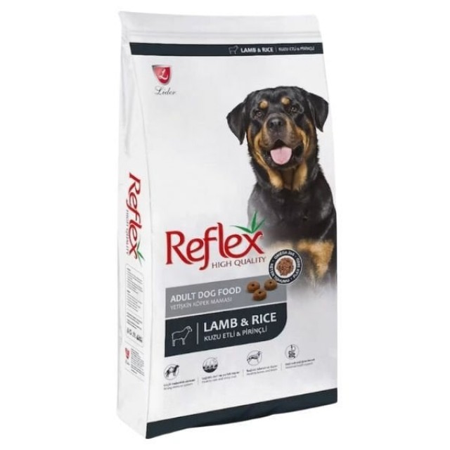 Reflex Adult Kuzu ve Pirinçli Yetişkin Köpek Maması 15+1 Kg Hediyeli