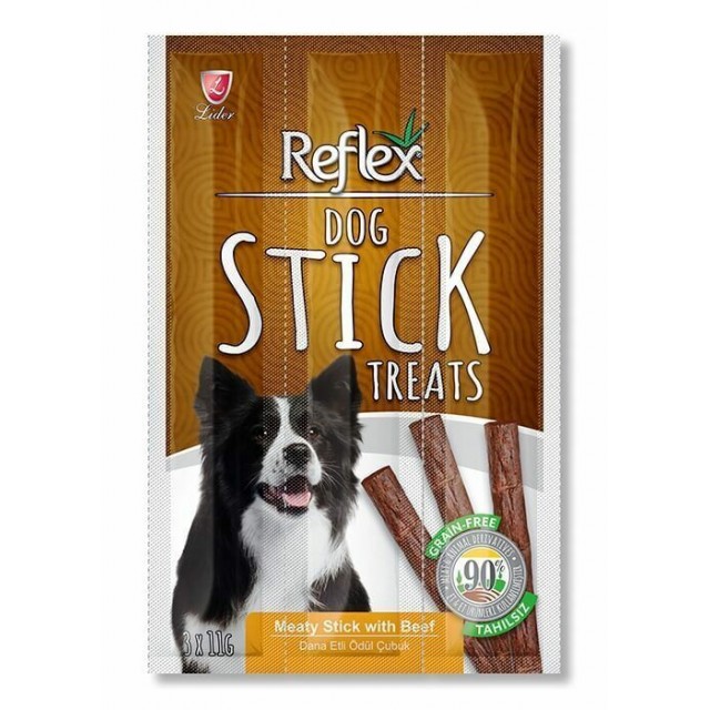 Reflex Biftekli Stick Köpek Ödül Maması 3x11 Gr