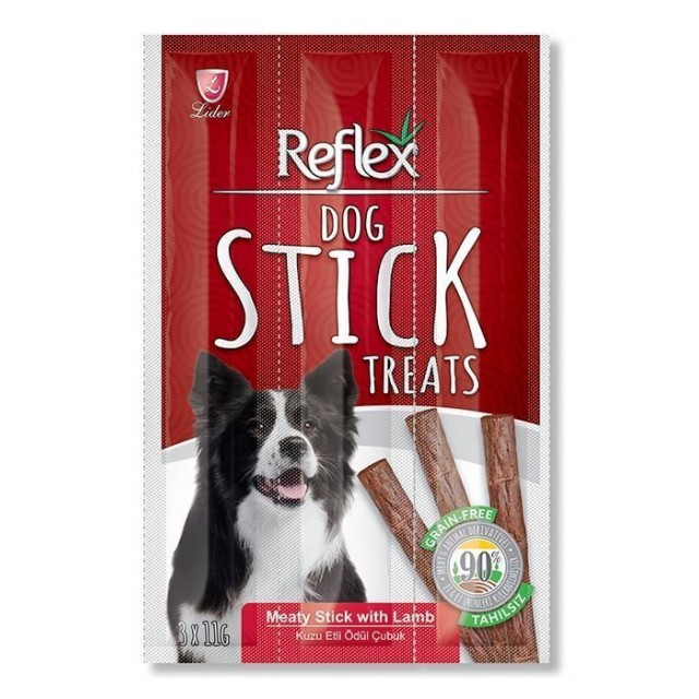 Reflex Kuzu Etli Stick Köpek Ödül Maması 3x11 Gr
