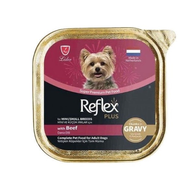 Reflex Plus Dana Etli Sos İçinde Küçük Irk Yetişkin Konserve Köpek Maması 85 Gr