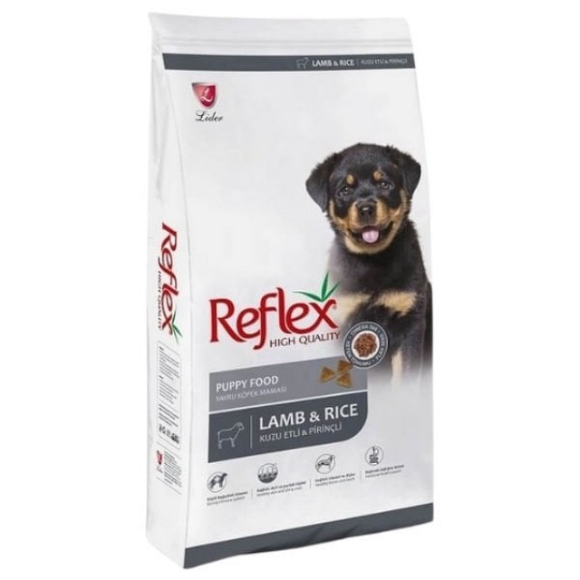 Reflex Puppy Kuzu Etli Yavru Köpek Maması 15+1 Kg Hediyeli