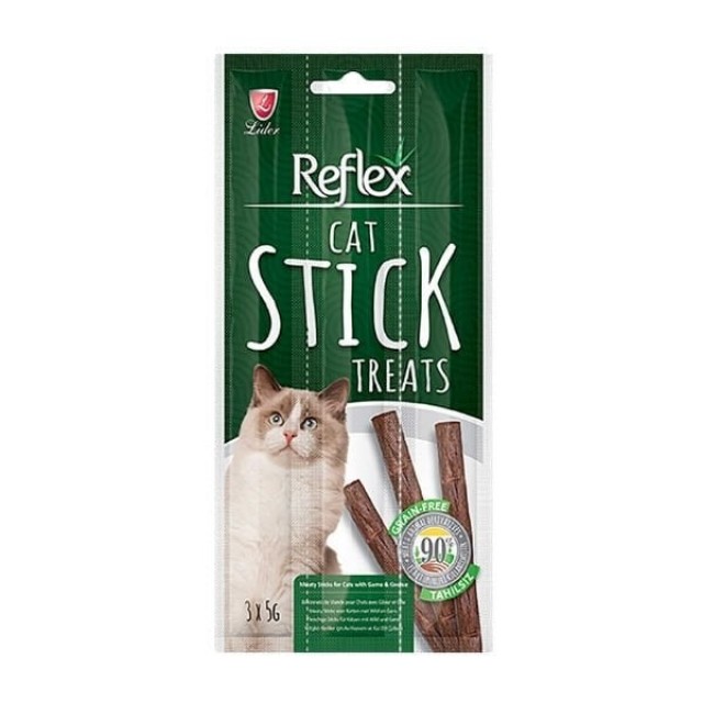 Reflex Kaz ve Av Hayvanlı Stick Kedi Ödül Maması 3 Adet 5 Gr