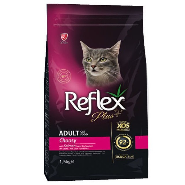 Reflex Plus Adult Choosy Somonlu Yetişkin Kedi Maması 1.5 Kg