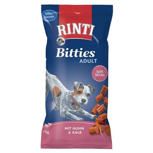 Rinti Bitties Tavuklu ve Dana Etli Köpek Ödül Maması 75 Gr Rinti Bitties Tavuklu ve Dana Etli Köpek Ödül Maması 75 Gr
