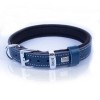 Doggie Konfor Deri Köpek Boyun Tasması Small Royal Mavi 2x30-35 Cm