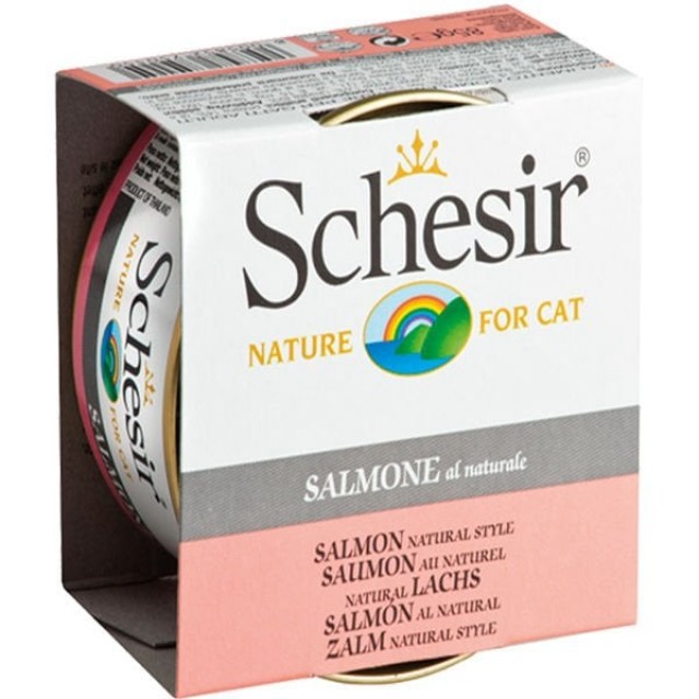 Schesir Somonlu Naturel Konserve Kedi Maması 85 Gr