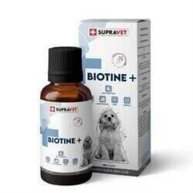 Supravet Biotine Extra Köpek Deri ve Tüy Sağlığı Damlası 100 Ml Supravet Biotine Extra Köpek Deri ve Tüy Sağlığı Damlası 100 Ml