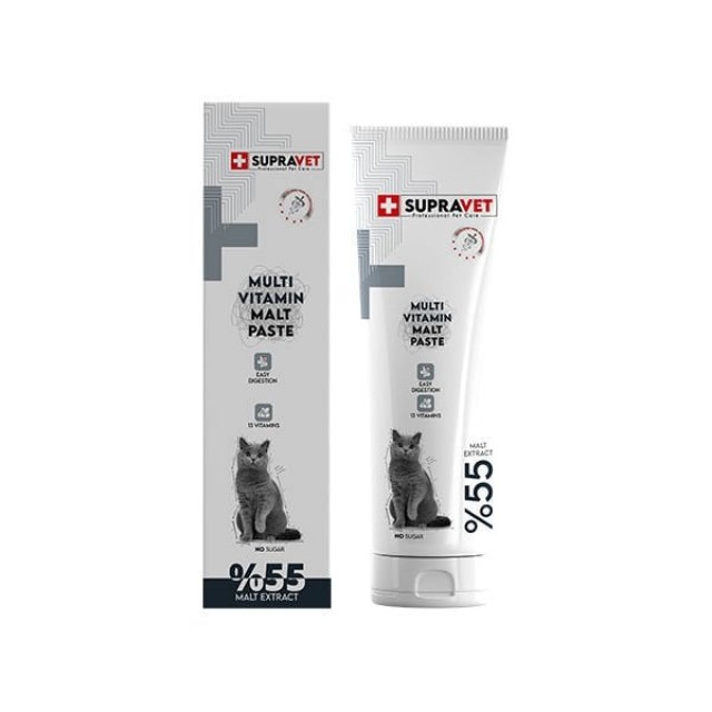 Supravet Malt Paste Multivitamin Kedi Macunu 100 Gr Supravet Malt Paste Multivitamin Kedi Macunu 100 Gr