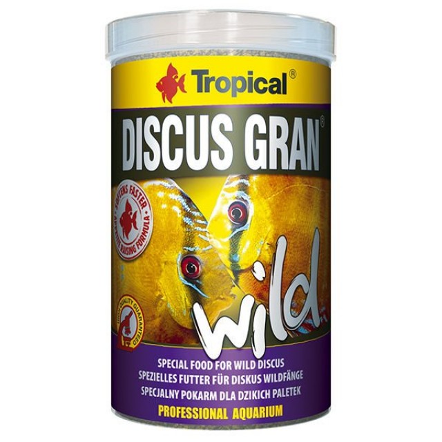 Tropical Discus Gran Wild Vahşi Discuslar için Granül Balık Yemi 1000 Ml 440 Gr