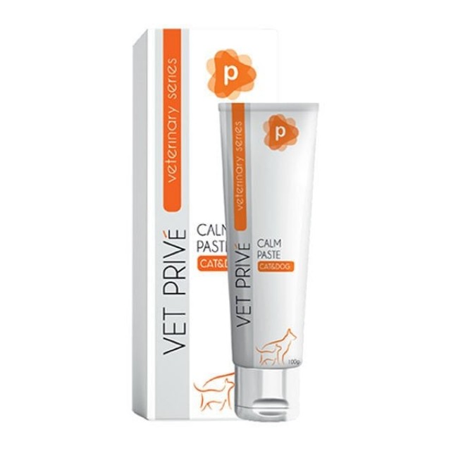 Vet Prive Veterinary Calm Paste Kedi ve Köpekler için Stres Önleyici Malt Macunu 100 Gr