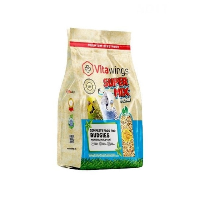 Vitawings Süper Ballı Muhabbet Kuş Yemi 800 Gr