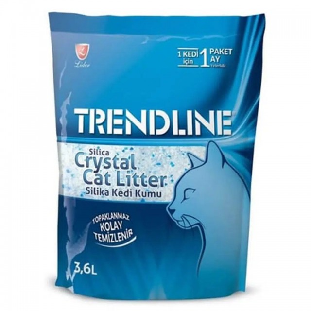 Trendline Crystal Cat Litter Silica Kristal Kedi Kumu 3.6 Litre