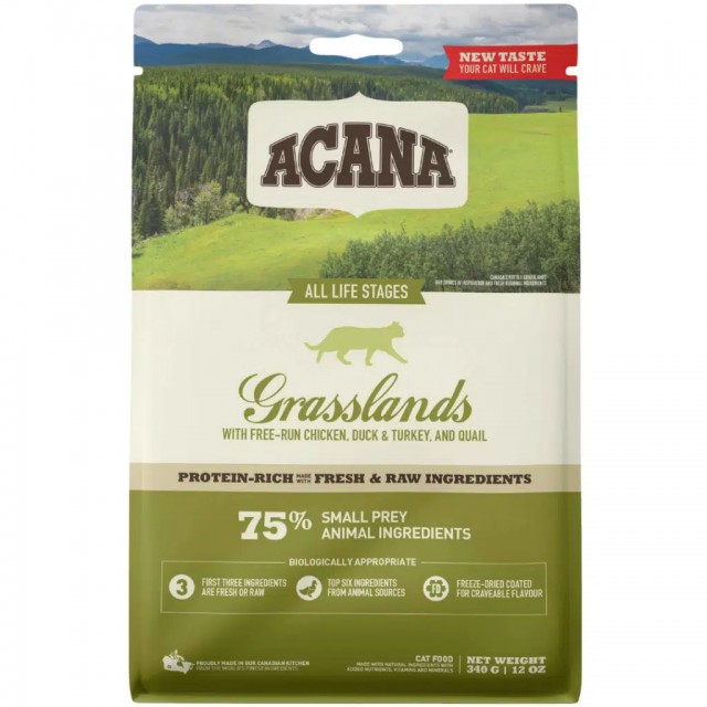 Acana Grassland Tüm Irk ve Yaşam Evreleri İçin Kedi Maması 1.8 Kg