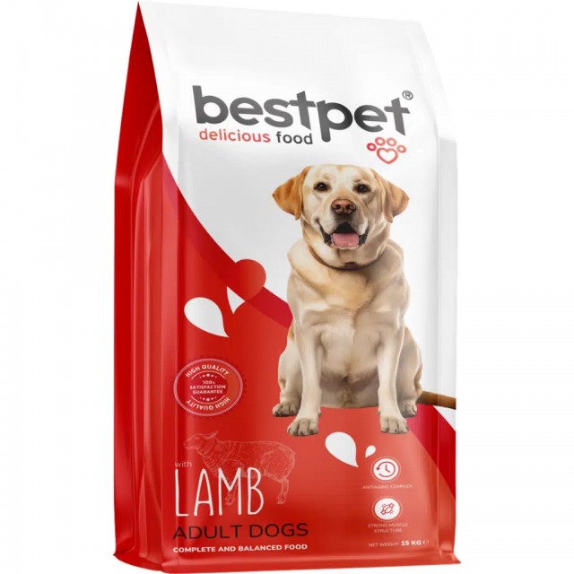 Bestpet Kuzu Etli Yetişkin Köpek Maması 15 Kg