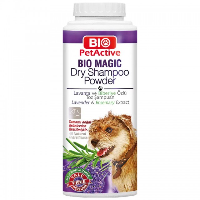 Bio PetActive Bi̇o Magi̇c Lavanta ve Biberiye Özlü Köpek Toz Şampuanı 150 Gr