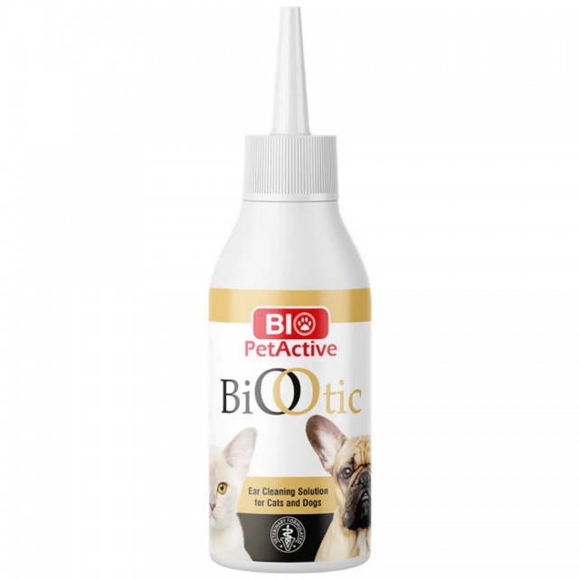 Bio PetActive Biootic Kedi Ve Köpekler İçin Kulak Temizleme Solüsyonu 100 ML